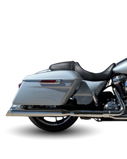 2017–2026 M8 Touring Slip-On Exhaust – Psycho Mufflers by 4DXTreme Custom Pipes